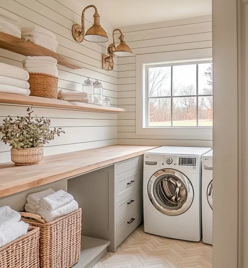 farm house with large porch laundry room