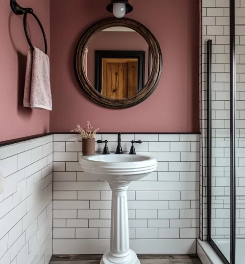 farmhouse with large porch full bathroom 2