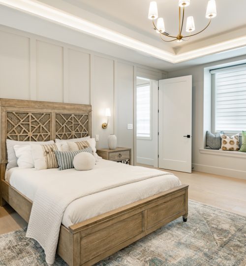 New contruction bedroom interior home house