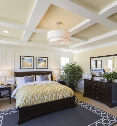 Interior of A Beautiful Master Bedroom