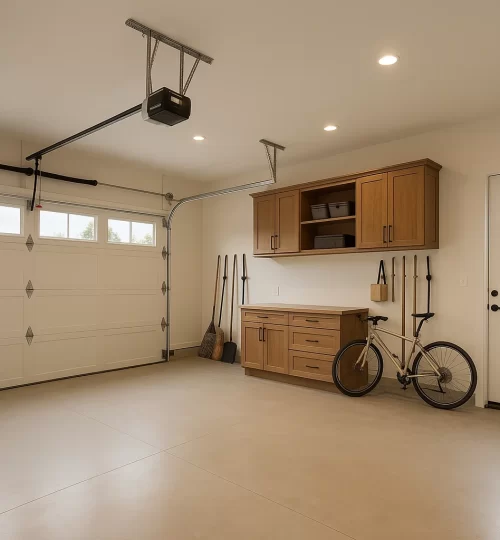 lightfilled farm house garage